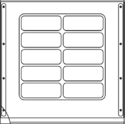 Invacare Wheelchair Seat Upholstery Kit For Wheelchair - Each - 8881127593/U550-EA