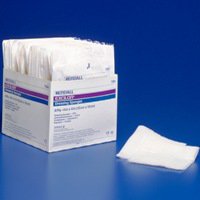 Cardinal Nonwoven Sponge Curity™ 4 X 4 Inch 5 per Tray Sterile 6-Ply Square - Case of 800 - 7085-CS