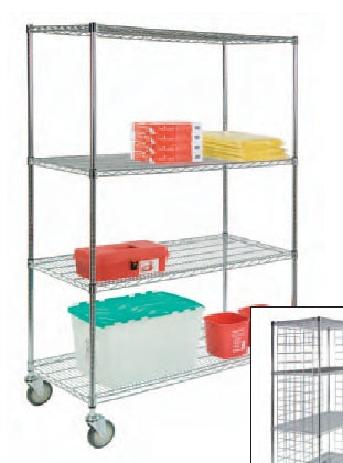 Lakeside Manufacturing Wire Cart 18 X 69 X 72 Inch - ST/1 - R187263CC-4-ST