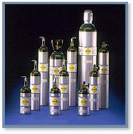 Mada Medical Products Mada Medical Oxygen Cylinder (Empty) Size D Aluminum - Each - 1502E-EA