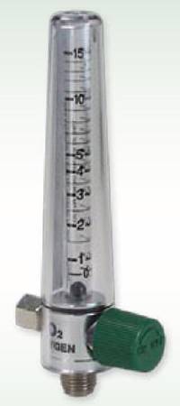 Precision Medical Precision Medical® Oxygen Flowmeter Adjustable 0 - 15 LPM Y Block Assembly DISS Hand Tight Adapter - Each - Y8MFA1003-EA
