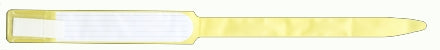 Precision Dynamics Identification Wristband Soft-Lock® Colorguard® Write On Band Adhesive Closure Without Legend - Box of 250 - 651-13-PDJ-BX