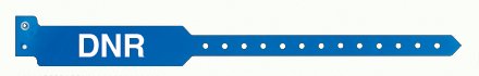 Precision Dynamics Identification Wristband Sentry® Superband® Alert Bands® Alert Band Permanent Snap DNR - Box of 500 - 5055-13-PDM-BX