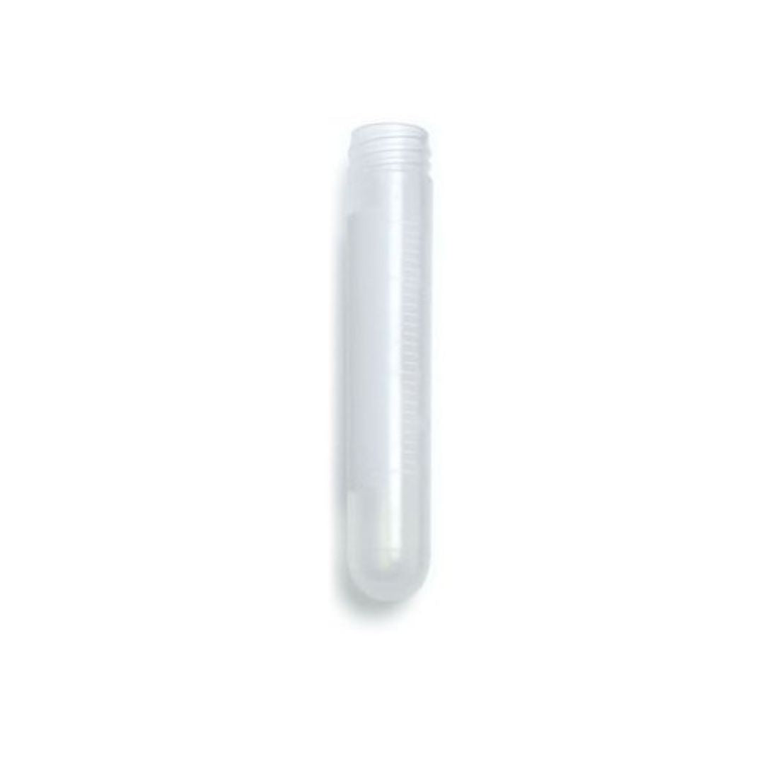Market Lab Inc Test Tube Round Bottom Plain 12.5 X 75 mm 4 mL Without Color Coding Without Closure Polypropylene Tube - Pack of 1000 - 5363-PK