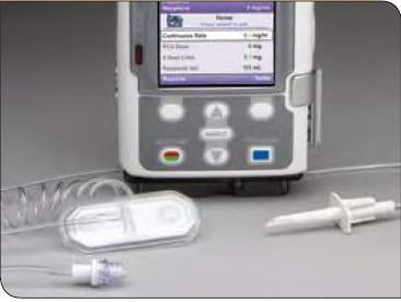 Smiths Medical ASD, Inc. IV Pump Set CADD® Pump Without Ports 125 mL / Hr Drip Rate 0.2 Micron Filter 108 Inch Tubing Solution - Box of 12 - 21-7394-24-BX