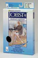 BSN Medical Compression Stocking JOBST® Opaque Thigh High Large Natural / Silky Beige Open Toe - Pair - 115546-PR