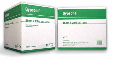 BSN Medical Plaster Bandage Gypsona® Endless Slab Dispenser Pack 6 Inch X 65 Foot Plaster of Paris White - Roll of 1 - 87004915-RL