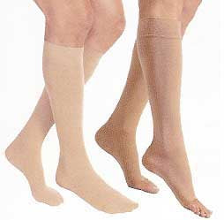 BSN Medical Compression Stocking JOBST® Relief® Knee High Medium Beige Closed Toe - Pair - 114807-PR