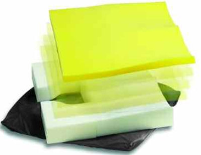 Span America Seat Cushion EZ-Dish® 18 X 18 X 3 Inch Foam - Case of 6 - EZ1818-96-CS