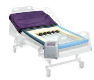 Span America Bariatric Alternating Pressure Mattress PressureGuard® Easy Air™ XL Alternating Pressure System 7 X 42 X 80 Inch - Each - L8042XL-29-EA