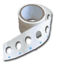 Sun Med Adhesive Disk Double Monoscope - Roll of 1 - 6-0025-25-RL