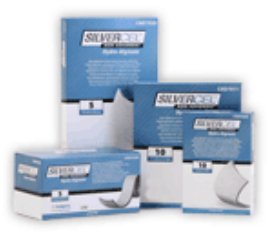 3M Systagenix/KCI Silver Alginate Dressing Silvercel™ Non-Adherent 4 X 8 Inch Rectangle Sterile - Case of 25 - 900408-CS