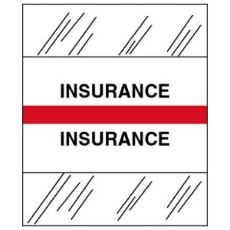 Tabbies Index Tab 1 1/4 Inch Insurance - Pack of 100 - 54529-PK