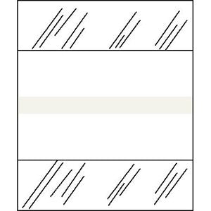 Tabbies Index Tab 1/2 X 1-1/4 Inch Write-on Index - Pack of 100 - 54589-PK