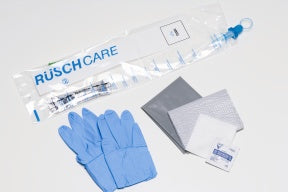 Teleflex LLC Intermittent Catheter Tray MMG™ H20™ Closed System 6 Fr. Without Balloon Hydrophilic Coated - Box of 100 - 20096060-BX