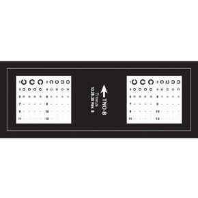 Titmus LLC Vision Screening Slide Titmus™ 20 Foot Distance Acuity Test - Each - 18066-EA