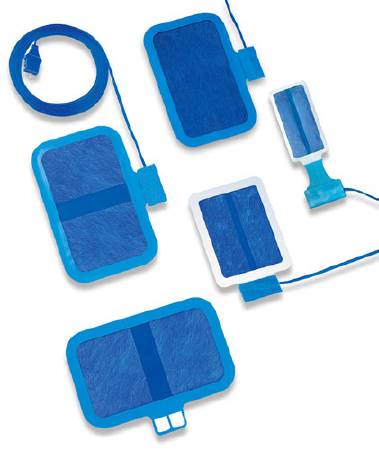 Medtronic MITG Patient Return Electrode Valleylab™ REM Polyhesive™ Single Corded - Case of 25 - E7510-25DB-CS
