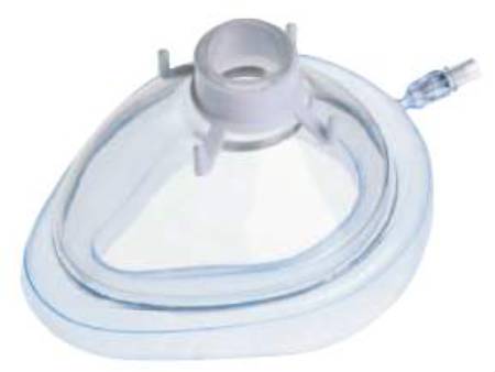 Sun Med Anesthesia Mask 900 Series Elongated Style Pediatric Hook Ring - Case of 20 - 7-9903-CS