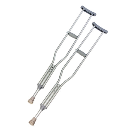 SVS LLC Dba S2S Global Underarm Crutches Aluminum Frame Child 300 lbs. Weight Capacity Push Button Adjustment - Pair - 7702-PR