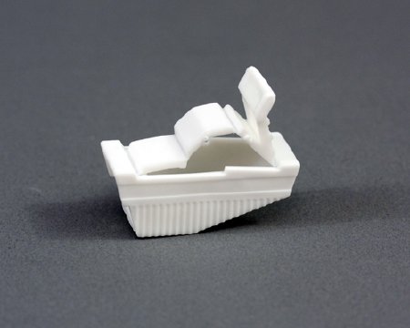 Urocare Products Tube Clamp Urocare® 3/4 X 1 X 1-1/2 Inch, 2 Position, White, NonSterile - Case of 50 - 700050-CS