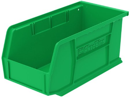 Akro-Mils Storage Bin AkroBins® Green Plastic 5 X 5-1/2 X 10-7/8 Inch - CT/12 - 30230GREEN-CT