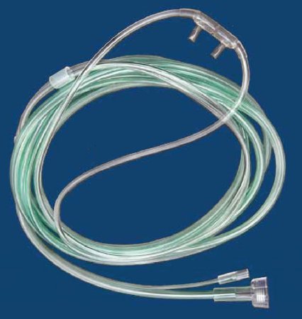 McKesson ETCO2 Nasal Sampling Cannula with O2 Delivery With Oxygen Delivery McKesson Pediatric Curved Prong / NonFlared Tip - Case of 25 - 16-0441-CS