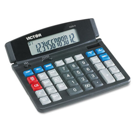 Victor® 1200-4 Business Desktop Calculator, 12-Digit LCD - Each - VCT-12004-EA