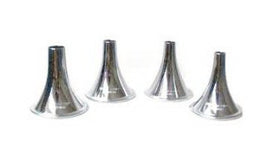 BR Surgical Ear Speculum Tip Round Tip Size 2 Chrome Plated 6 mm Reusable - Each - BR44-01860-EA