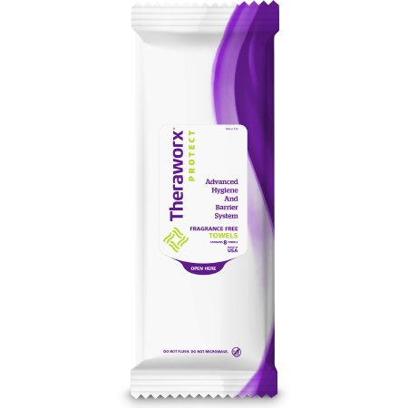 Avadim Rinse-Free Bath Wipe Theraworx® Protect Advanced Hygiene Barrier System Soft Pack Cocamidopropyl Betaine Unscented 8 Count - Case of 30 - HX-8808FF-CS