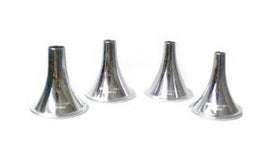 BR Surgical Ear Speculum Tip Round Tip Size 4 Stainless Steel 8 mm Reusable - Each - BR44-01880-EA