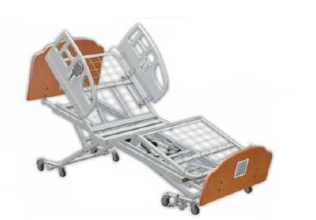 Span America Electric Bed Advantage Q-Series Long Term Care High-Low 88-3/4 Inch Length Orthopedic Grid Deck 7-4/5 to 30 Inch Height Range - Each - QD1000-EA