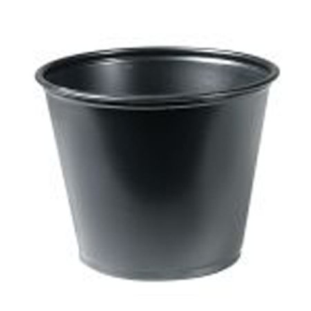 RJ Schinner Co Souffle Cup Solo® 5.5 oz. Black Plastic Disposable - Case of 2500 - P550BLK-CS