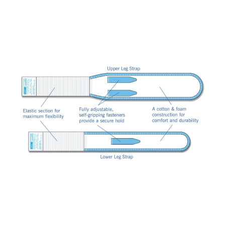 Urocare Products Lower Leg Strap Urocare® Small, Fits: 7 to 13 Inch Diameter, NonSterile - Case of 12 - 634812-CS