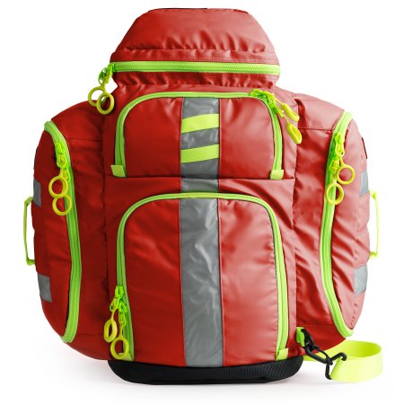StatPacks Inc EMS Perfusion Backpack Statpack G3 Orange / Yellow Nylon 22 H X 17 W X 8 D Inch - Each - G35005RE-EA