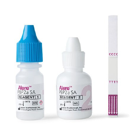 Abbott Rapid Dx North America LLC Other Infectious Disease Test Kit Alere™ PBP2a SA Microbial Identification Staphylococcus Aureus Primary Culture Sample 25 Tests CLIA Moderate Complexity - KT/1 - 893000-KT