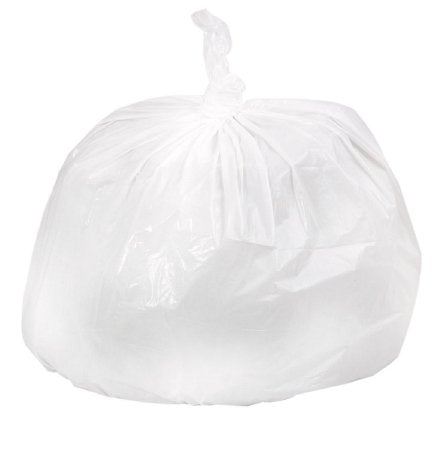 Colonial Bag Corp Trash Bag Colonial Bag Tuf 45 gal. White LLDPE 0.75 mil 40 X 46 Inch X-Seal Bottom Coreless Roll - Case of 100 - CRW46X-CS