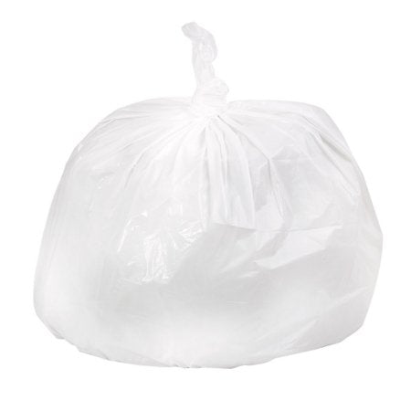 Colonial Bag Corp Trash Bag Colonial Bag Tuf 33 gal. White LLDPE 0.75 mil 33 X 39 Inch X-Seal Bottom Coreless Roll - Roll of 25 - CRW39X-RL