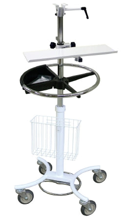 Omnimed Transport Stand Steel 4 X 8 X 10 Inch White - Each - 350707-EA