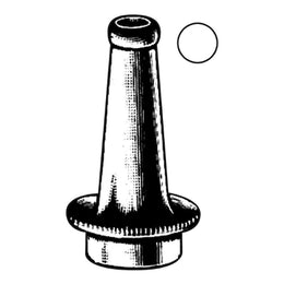 Sklar Ear Speculum Tip Round Tip Size 3 Plastic 6.5 mm Reusable - Each - 67-6091-EA