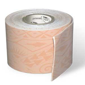 Patterson Medical Supply Orthopedic Corrective Tape Dynamic Tape® Beige Tattoo Print 3 Inch X 5 Yard Fabric NonSterile - Pack of 4 - 081578558-PK