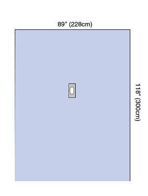 3M Orthopedic Drape 3M™ Steri-Drape™ Extremity Drape 90 W X 118 L Inch Sterile - Case of 20 - 9053-CS