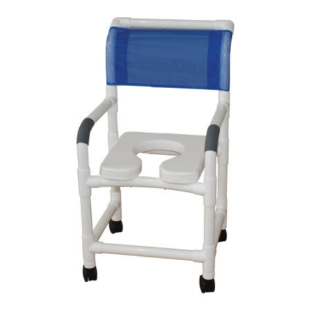 MJM International Shower Chair MJM International PVC Frame 250 lbs. Weight Capacity - Each - 118-3TW-SSDE-EA