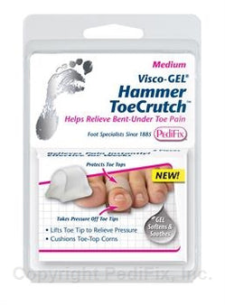 Pedifix Toe Cushion Visco-GEL® Hammer ToeCrutch™ Large Pull-On Toe - Pack of 1 - P1037-L-PK