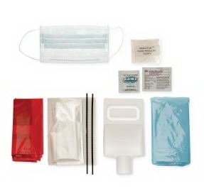 Medline Biohazard Spill Kit Deluxe - Case of 6 - MPH17CD410-CS