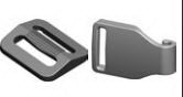Fisher & Paykel CPAP Mask Component CPAP Headgear Buckle and Clips Eson™ Nasal Style - Each - 400HC569-EA