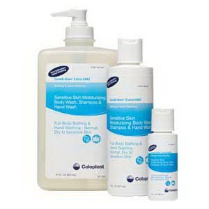 Coloplast Rinse-Free Shampoo and Body Wash Bedside-Care® 4 oz. Pump Bottle Unscented - Box of 36 - 7300-BX
