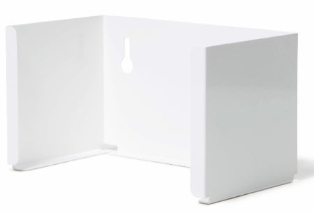O&M Halyard Inc PPE Dispenser Halyard Wall Mount 1-Box Capacity White 4.1 X 4.2 X 7.5 Inch Steel - Case of 12 - 36724-CS