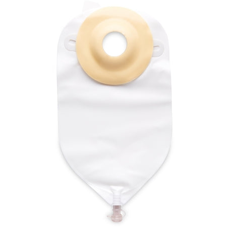 Nu-Hope Laboratories Urinary Pouch Nu-Flex™ 11 Inch Length 7/8 Inch Stoma Deep Convex, Pre-Cut - Box of 10 - 8257-FV-DC-BX