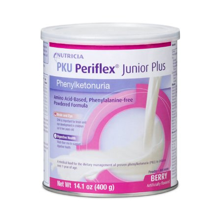 Nutricia North America Pediatric Oral Supplement PKU Periflex® Junior Plus 14.1 oz. Can Powder Phenylalanine-free Phenylketonuria (PKU) - Case of 6 - 89474-CS