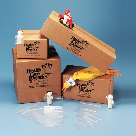 Health Care Logistics Reclosable Bag Reloc® Zippit® 3 X 5 Inch Plastic Clear Zipper Closure - Pack of 1000 - 8519-31-PK
